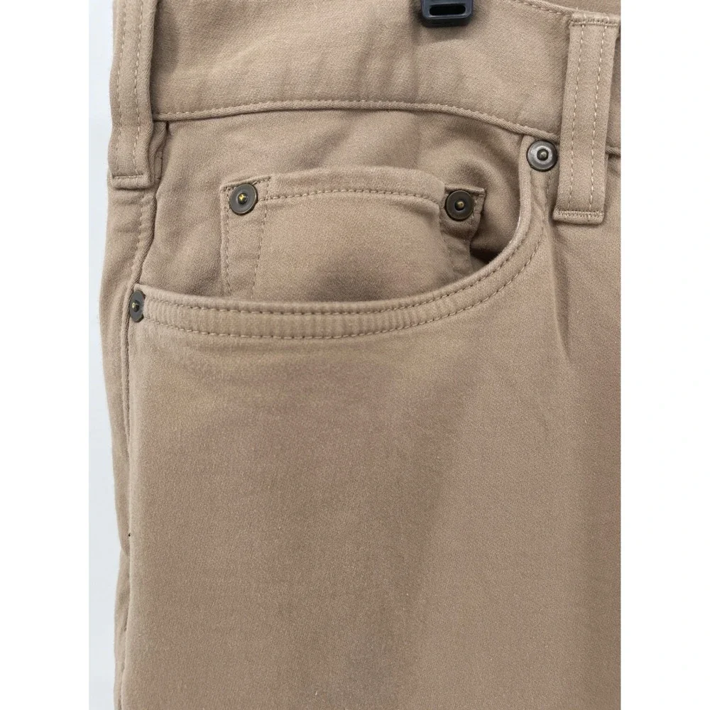 Banana Republic Traveler Pants Mens 38x31*Tan Slim Fit 5-Pocket Flat Front